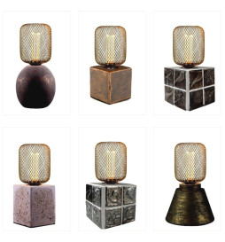 LED Bulb - Modern  GOLD Metal - 4W - E27 - Dimmable