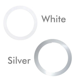 Hvide rammedæksler til downlight 25,5 cm