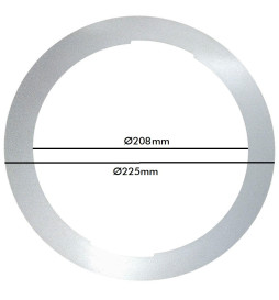 Hvit ramme deksler for downlight 25,5 cm