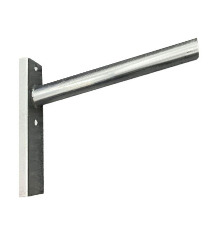 Lamp Post Bracket  Streetlight - for Column and Wall - Galvanized Steel -  50cm