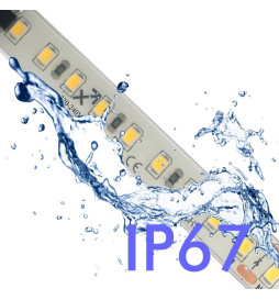 LED-Streifen 220V | 120xLED/m | 20m | SMD2835 | 1450Lm/M | 14W/M | IP67 | Corte cada 10cm