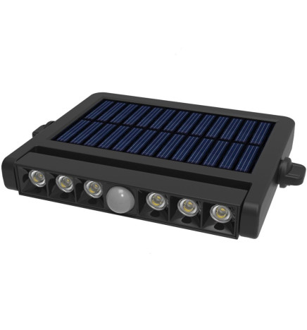 Aurinkokennovalaisin - säädettävä - LED - 5W - Liiketunnistin - 4000K