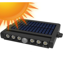 Aurinkokennovalaisin - säädettävä - LED - 5W - Liiketunnistin - 4000K