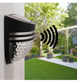 Aplique Solar 10W de Sensor de Presença PIR - 6000K