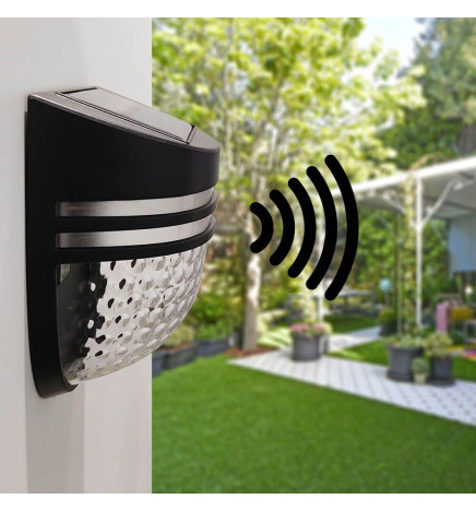 Aplique Solar 10W de Sensor de Presença PIR - 6000K