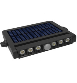 Foco Solar orientable LED - 5W  -Sensor de movimiento - 4000K