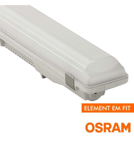Vandtæt integreret LED-armatur - 35W-30W-25W-20W -  OSRAM Driver - 120cm