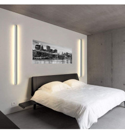 WASHINGTON GRIS - Applique Linéaire LED Saillie -0.44m - 0.94m - 1.44m - 1.94m - IP54