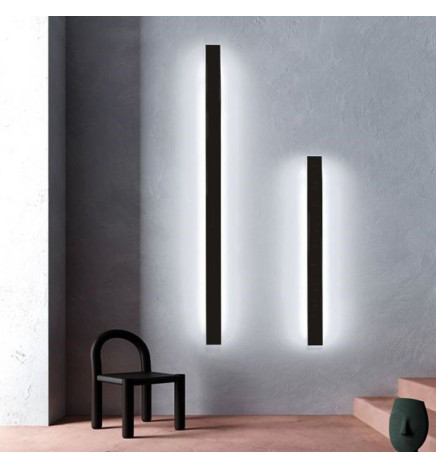 Aplique Lineal LED - WASHINGTON NEGRO - 0.5m - 1m - 1,5m - 2m - IP54