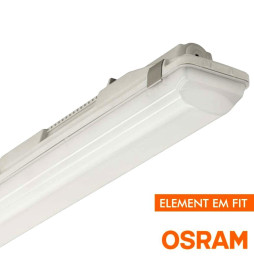 Vattentät integrerad LED-armatur - 35W-30W-25W-20W -  OSRAM Driver - 120cm