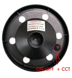 Aurinkopistoke puutarhavalaisin LED - GENK - IP65 - CCT