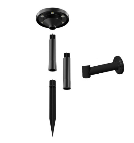 Piquet solaire de jardin LED - GENK - IP65 - CCT