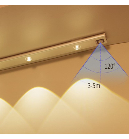 Lampe Capteur Rechargeable à DEL - Lithium
