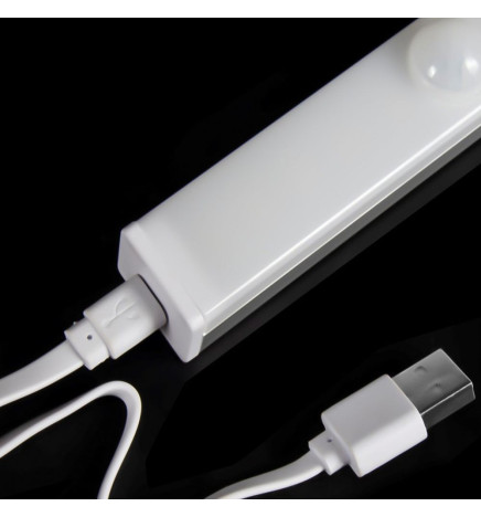 Pack 2 - Magnetisk LED-garderobsljus - Rörelsesensor - Litiumbatteri - USB Uppladdningsbart