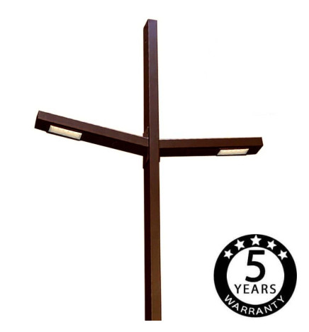 LED gadebelysning 100W RUTH - 4 meter - 6 meter