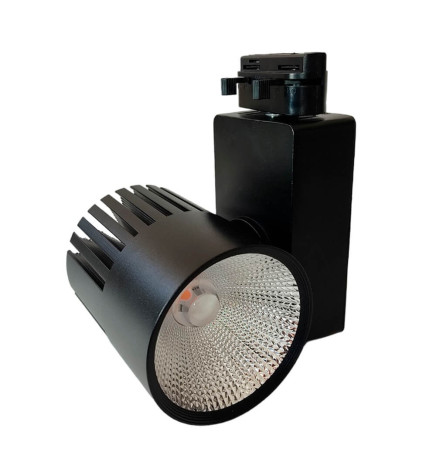 Foco LED 40W UPPSALA Negro PHILIPS Driver Carril Monofásico CRI+98