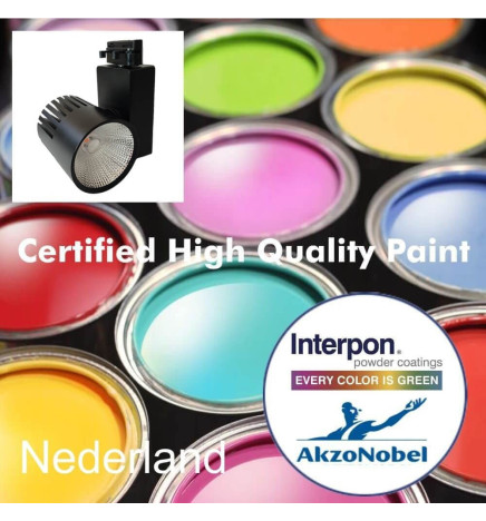 40W LED-skinnespot UPPSALA Sort 1-fase skinne PHILIPS Driver CRI+98