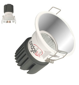 LED Downlight 15W - CHROM - KREISFÖRMIG - CRI+92 - UGR13