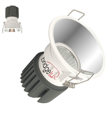 LED-alasvalo - 15W - KROMI - PYÖREÄ - CRI+92 - UGR13