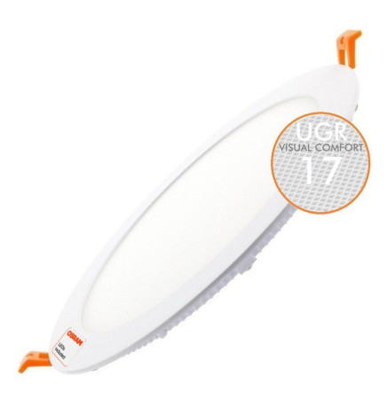 24W LED Circular Downlight Slim - UGR17 - OSRAM CHIP DURIS E 2835