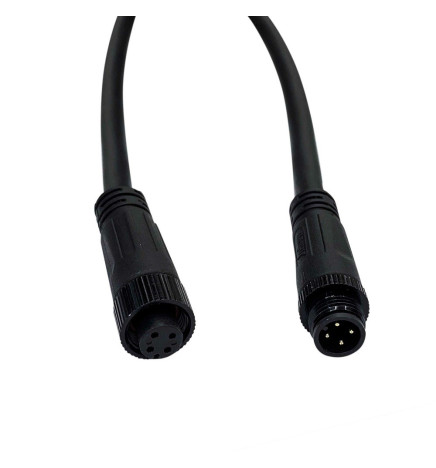 Cabo conector Estanque 12V-24V - IP68 - M8 - Macho - Fêmea