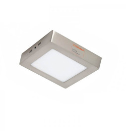 Plafonnier LED à surface Square inox 120º 20W - CCT