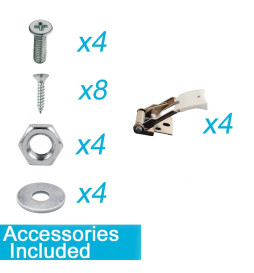 Upotettu runko - 30x60 cm LED-paneeli