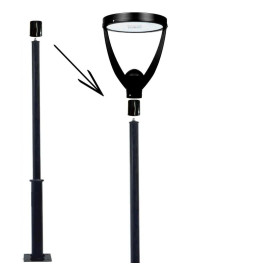 Koblingsstøtte for LED-gatelys - 75mm