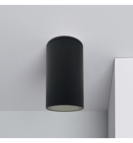 LED Væglampe Sort Aluminium - GU10 LED - IP65