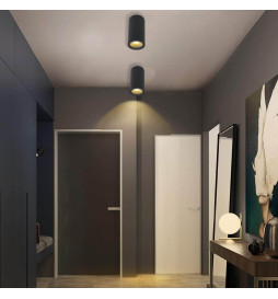 Taklampe Svart Aluminium - GU10 LED - IP65