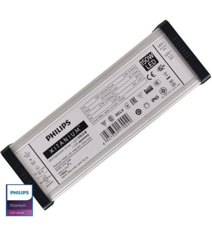 LED-muuntaja - Driver - Ohjelmoitava himmennettävä - Philips XITANIUM 150 W - 2450mA - 5 vuoden takuu