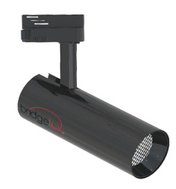 LED Skinne spotlight 30W BERNA svart krom enfaset  DOB Driverless