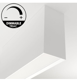 LED Vegglampe - Lineær - OULU HVIT - 0.44m - 0.94m - 1.44m - 1.94m - IP54