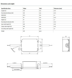 Module Optique LED - 65W - Philips XITANIUM Essential - Xi EP - Programmable - HAUTE LUMINOSITE 180Lm/W