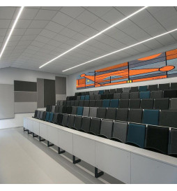 Réglette LED -ARTISTIQUE - Linéaire 40W - CHIP OSRAM - Plafonds exclusifs et personnalisables - 120cm