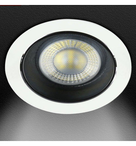 Frame Round adjustable for LED MR16  GU10 - Ø85mm - Aluminium
