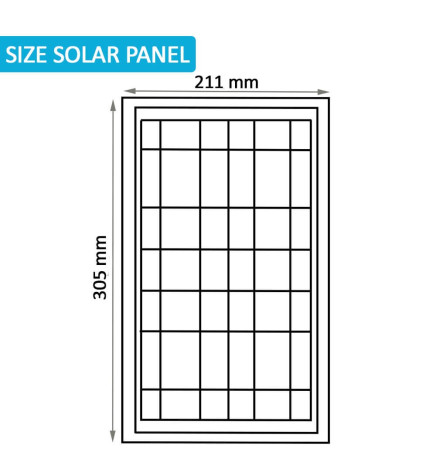 LED Lyskaster Utendørs SOLCELLE 100W AVANT LUMILEDS - 5700K