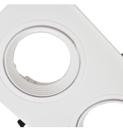 Aro Marco BLANCO - TRIPLE -  orientable para GU10