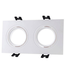 Anneau  blanc orientable pour GU10