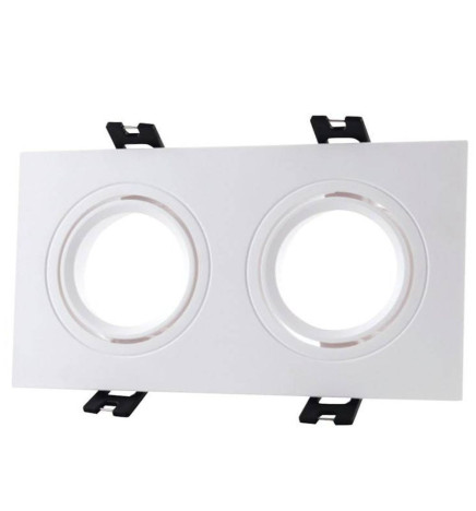 Housing Square Adjustable WHITE for GU10