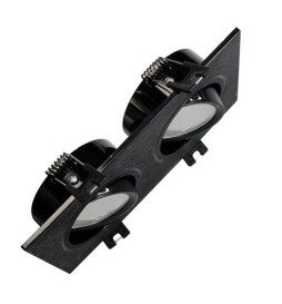 Aro Marco BLANCO - DOBLE -  orientable para GU10