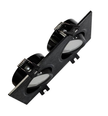 Anneau Marco BLANC - DOUBLE - orientable pour GU10