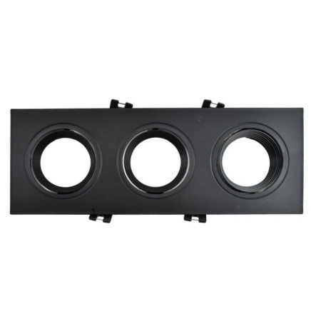 VALKOINEN kehysrengas - KOLMOINEN - säädettävä GU10-lampulle