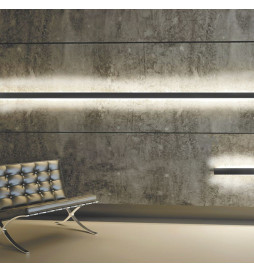 Applique Linéaire LED saillie - WASHINGTON NOIR - 0,5m - 1m - 1,5m - 2m - IP54