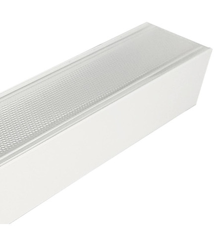 LED 56W Lineær - 2 meter - Sort - Lysskinne + POSTDAM Pendel - UGR17