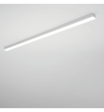 LED 72W Lineal - 2 metros - Negro - Regleta  + Colgante POSTDAM - UGR17