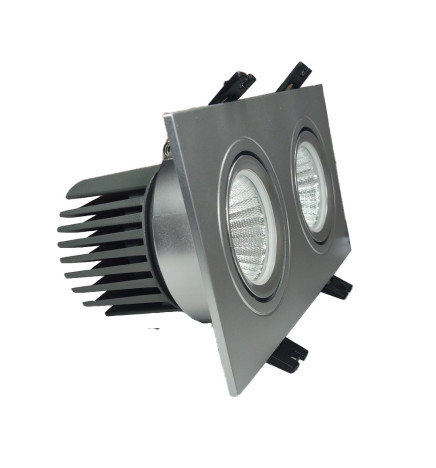 Encastré LED 30W - Orientable - BLANC Double - CRI+92 - UGR13