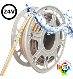 LED-Nauhat COB 24V | 480 LED/m | 30m | FLIP CHIP | 1200Lm |12W/M | CRI90 | IP20