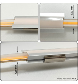 Fita LED COB 24V | 480 LED/m | 30m | FLIP CHIP | 1200Lm |12W/M | CRI90 | IP20