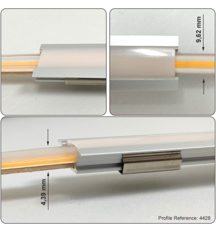 Fita LED COB 24V | 480 LED/m | 30m | FLIP CHIP | 1200Lm |12W/M | CRI90 | IP20